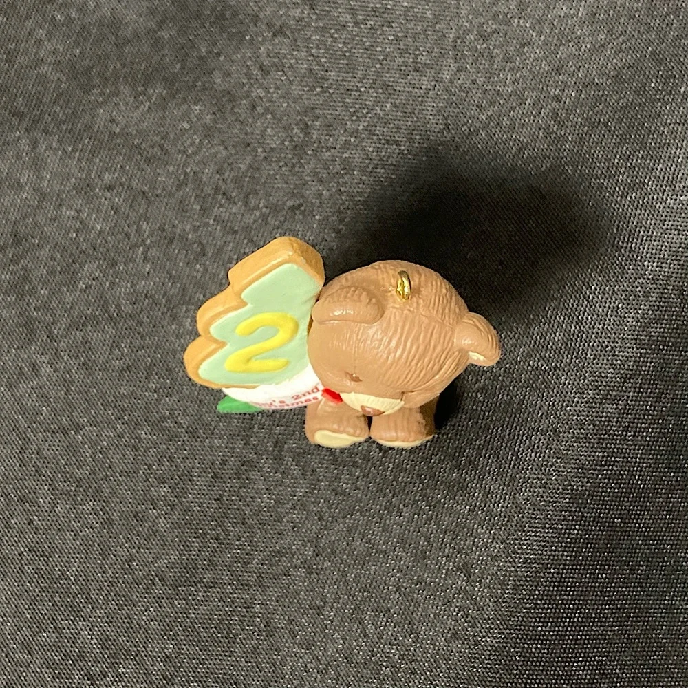 💚 Vintage Hallmark Keepsake ornament Child’s Second Christmas 1996 Teddy Bear